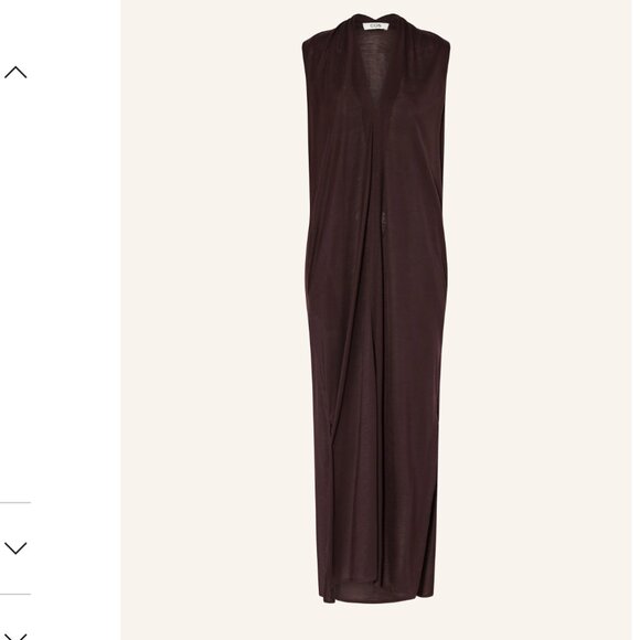 COS Jersey Maxi Dress Chocolate Brown - Picture 12 of 12